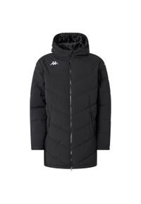 Kurtka puchowa Kappa Giambolo. Kolor: czarny. Materiał: puch. Sezon: zima. Sport: piłka nożna #1