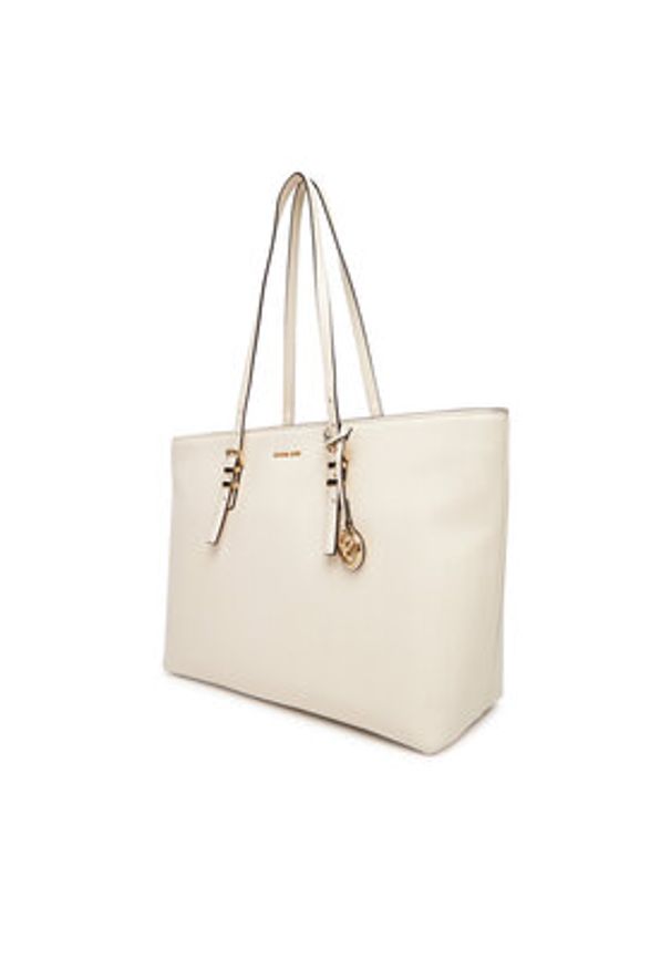 MICHAEL Michael Kors Torebka Quinn 30T5GQNT9L Écru. Materiał: skórzane