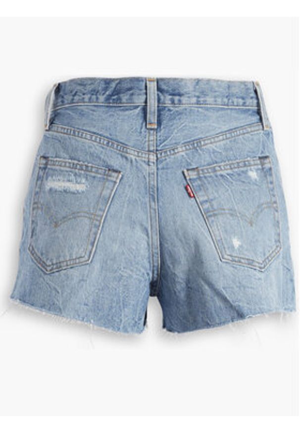 Levi's® Szorty jeansowe 501® 563270314 Niebieski Slim Fit. Kolor: niebieski. Materiał: jeans, bawełna