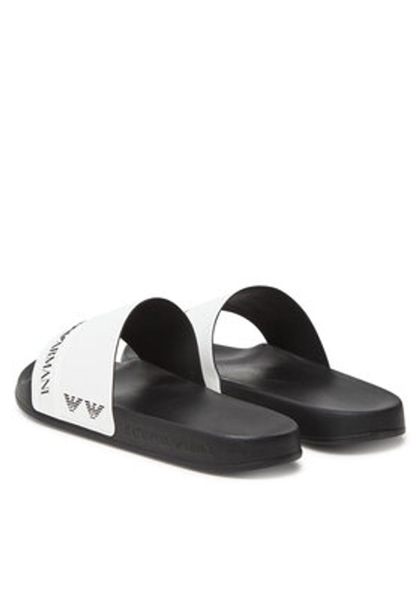 EA7 Emporio Armani Klapki 7X000110 AF15128 FC079 Biały. Kolor: biały. Materiał: syntetyk