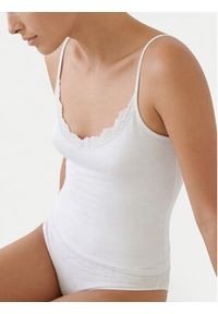 YSABEL MORA - Ysabel Mora Podkoszulek 19459 Kremowy Slim Fit. Kolor: kremowy. Materiał: wiskoza #3