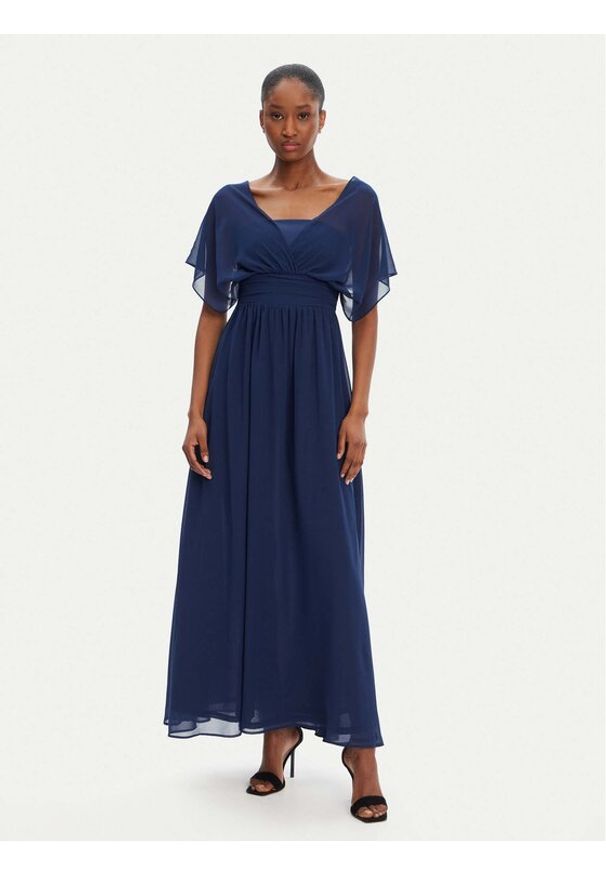 Marella Sukienka wieczorowa Amal 2515221342 Granatowy Regular Fit. Kolor: niebieski. Materiał: syntetyk. Styl: wizytowy