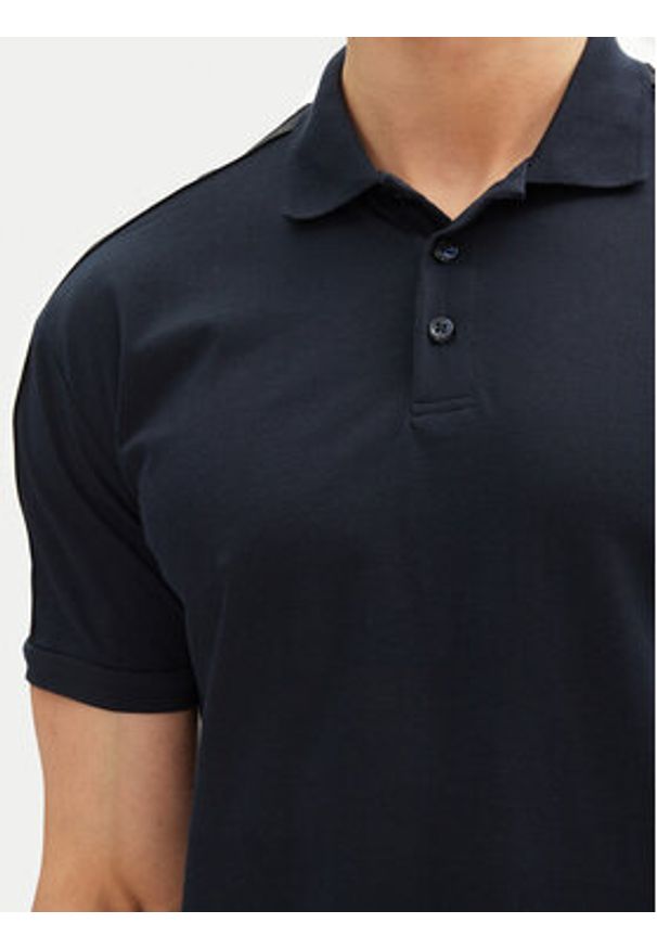 EA7 Emporio Armani Polo 7M000139 AF10375 UB102 Granatowy Regular Fit. Typ kołnierza: polo. Kolor: niebieski. Materiał: bawełna