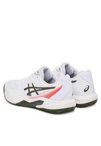 Asics Buty do tenisa Gel-Dedicate 9 Clay 1041A547 Biały. Kolor: biały. Materiał: skóra. Sport: tenis #4