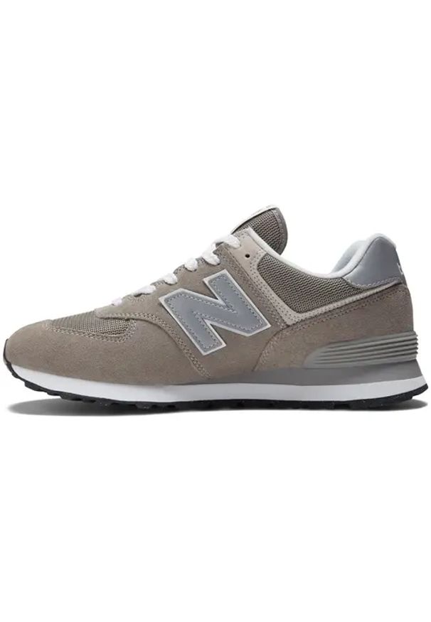 Sneakersy męskie New Balance ML574EVG. Okazja: do pracy, na co dzień, na spacer. Kolor: szary. Model: New Balance 574. Sport: turystyka piesza
