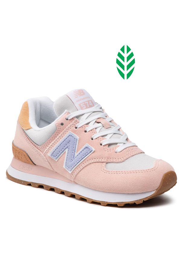 Sneakersy New Balance WL574RB2 Różowy. Kolor: różowy. Materiał: materiał. Model: New Balance 574