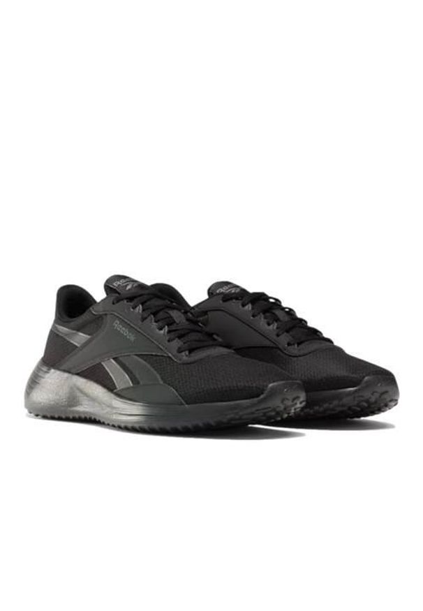 Buty do chodzenia męskie Reebok Lite 4. Zapięcie: sznurówki. Kolor: czarny. Materiał: materiał, syntetyk, tkanina. Szerokość cholewki: normalna. Sport: turystyka piesza