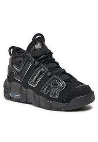 Nike Sneakersy Air More Uptempo (GS) FV2264 001 Czarny. Kolor: czarny. Materiał: skóra