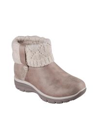 skechers - SKECHERS GOING COZY WEATHER 2 Brązowy. Kolor: brązowy. Materiał: syntetyk, tkanina. Styl: sportowy