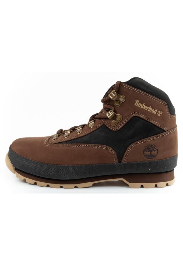 Buty trekkingowe męskie Timberland Euro Hiker. Okazja: na co dzień, na spacer. Kolor: brązowy, czarny, wielokolorowy. Sport: turystyka piesza, wspinaczka