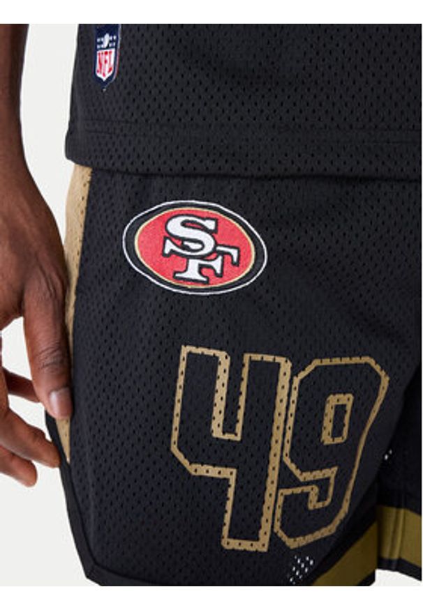 New Era Szorty sportowe NFL Saf49E Graphic 60596398 Czarny Regular Fit. Kolor: czarny. Materiał: syntetyk. Styl: sportowy