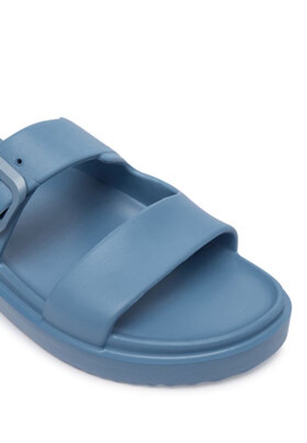 TOMMY HILFIGER - Tommy Hilfiger Klapki FW0FW08953 Szary. Kolor: szary. Materiał: syntetyk