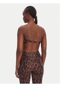 Adidas - adidas Biustonosz sportowy Optime Essentials Workout KA6343 Brązowy. Kolor: brązowy. Materiał: syntetyk #4