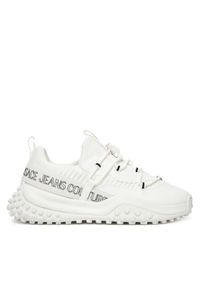Versace Jeans Couture Sneakersy 78YA3SN2 Biały. Kolor: biały. Materiał: materiał #1