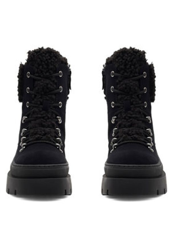 DeeZee Botki QUEENIE WS6151-03 Czarny. Kolor: czarny. Materiał: materiał