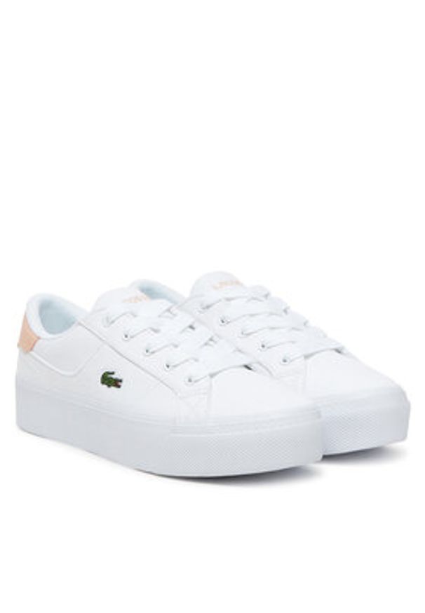 Lacoste Tenisówki 7-49CFA0017 Biały. Kolor: biały. Materiał: materiał