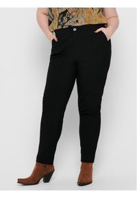 ONLY Carmakoma Spodnie materiałowe Ride 15207196 Czarny Regular Fit. Kolor: czarny. Materiał: syntetyk #1