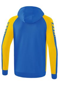 ERIMA - Kurtka z kapturem dla dzieci do treningu Erima Six Wings. Typ kołnierza: kaptur. Kolor: wielokolorowy, niebieski, żółty. Sport: fitness #2