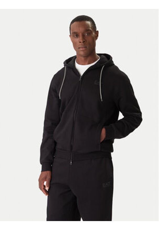 EA7 Emporio Armani Dres 7M000243 AF10377 UC001 Czarny Regular Fit. Kolor: czarny. Materiał: bawełna