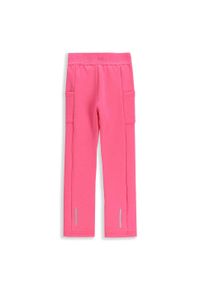 Legginsy dziecięce turystyczne ocieplane Lemon Explore ZL5. Kolor: różowy. Materiał: poliester, elastan, bawełna. Styl: sportowy #2