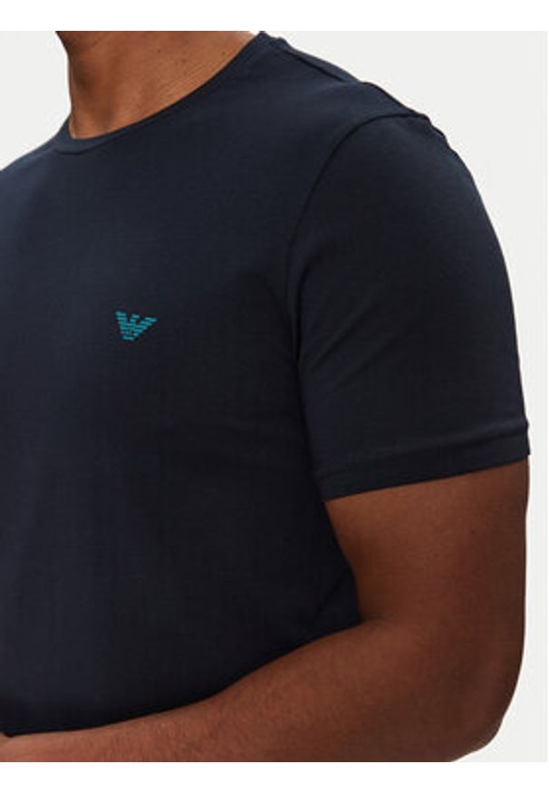 Emporio Armani Underwear Komplet t-shirtów EM000391 AF10776 MB143 Granatowy Regular Fit. Kolor: niebieski. Materiał: bawełna