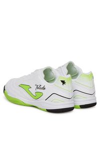 Joma Buty do piłki nożnej Toledo Jr 2502 TOJS2502IN Biały. Kolor: biały. Materiał: skóra #5