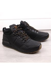 Skórzane buty męskie wysokie czarne Jogger Pro Bustagrip. Kolor: czarny. Materiał: skóra #2