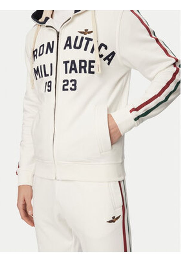 Aeronautica Militare Dres 261TF0107UF00677 Biały Regular Fit. Kolor: biały. Materiał: bawełna