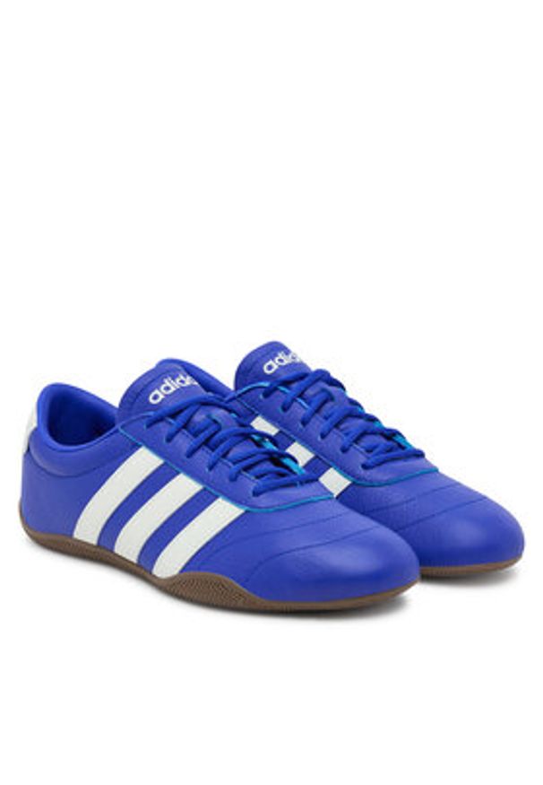 Adidas - adidas Sneakersy Grand Court Lo JQ9692 Niebieski. Kolor: niebieski. Materiał: skóra