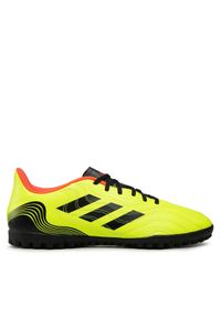 Adidas - adidas Buty Copa Sense.4 Tf GZ1370 Żółty. Kolor: żółty. Materiał: skóra