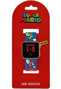 Zegarek cyfrowy LED z kalendarzem Super Mario GSM4236 Kids Euroswan. Rodzaj zegarka: cyfrowe