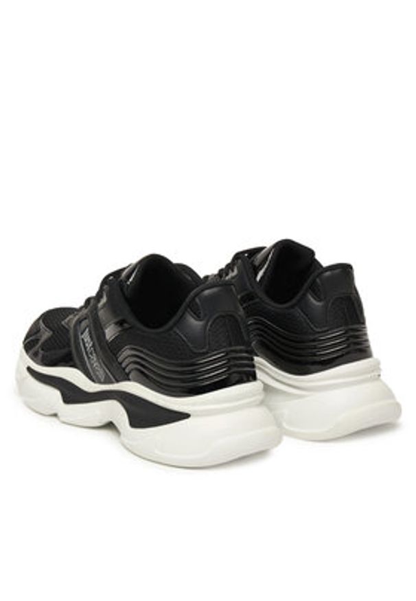 Just Cavalli Sneakersy 79QA3SA1 ZSD34 Czarny. Kolor: czarny. Materiał: materiał