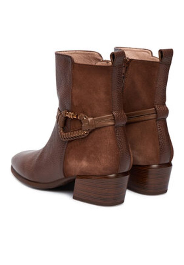 Hispanitas Botki PHI254297 Brązowy. Kolor: brązowy. Materiał: skóra