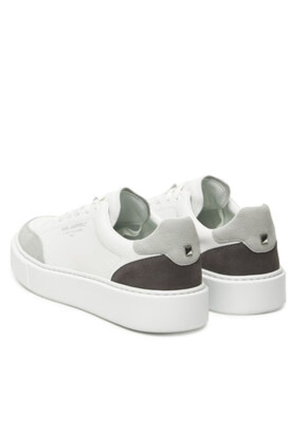 Karl Lagerfeld - KARL LAGERFELD Sneakersy KL52241 Biały. Kolor: biały. Materiał: skóra