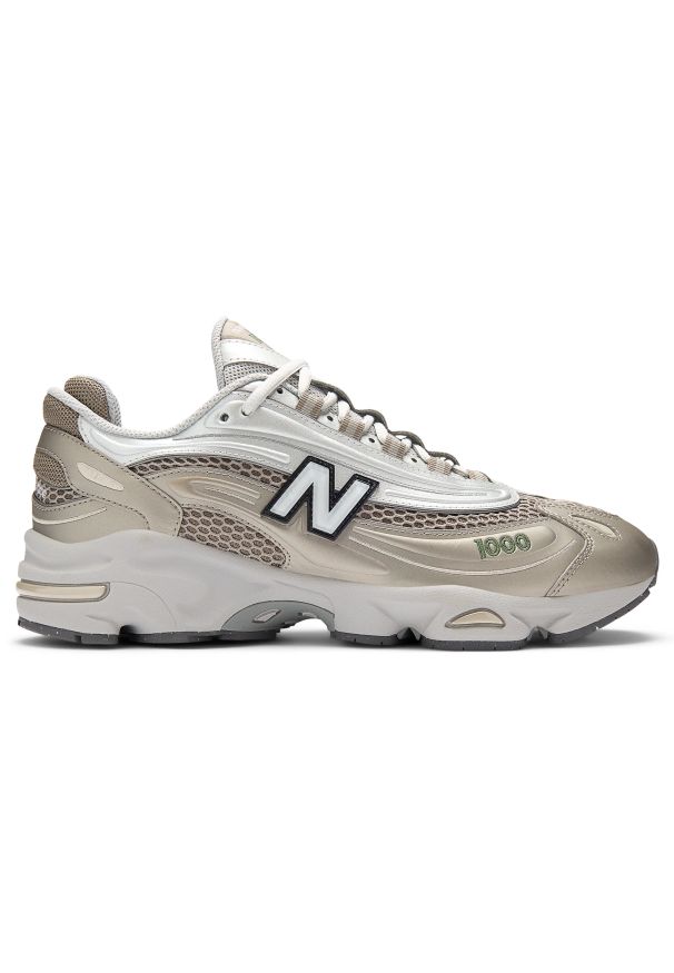Buty unisex New Balance M1000N – złote. Kolor: złoty. Materiał: materiał, syntetyk. Szerokość cholewki: normalna