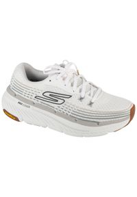 skechers - Buty do biegania męskie Skechers Max Cushioning Premier 2.0. Kolor: biały. Materiał: syntetyk, materiał. Szerokość cholewki: normalna #1