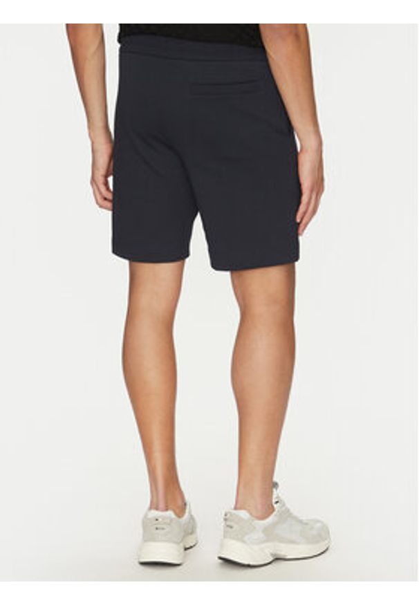 BOSS Szorty sportowe C-Leoni 50537277 Granatowy Regular Fit. Kolor: niebieski. Materiał: bawełna. Styl: sportowy