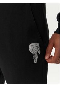 Karl Lagerfeld - KARL LAGERFELD Spodnie dresowe 705433 542941 Czarny Regular Fit. Kolor: czarny. Materiał: bawełna #2