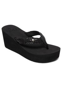Roxy - Klapki dla Kobiety MELLIE III Czarny. Kolor: czarny. Materiał: syntetyk
