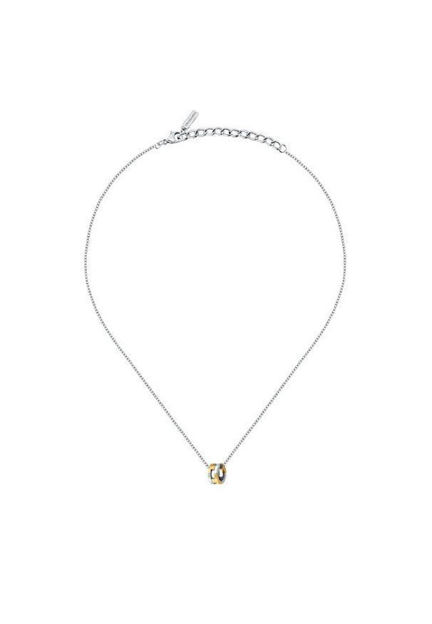 Trussardi Jeans - Trussardi Naszyjnik TJAXC67 Srebrny. Materiał: metalowe. Kolor: srebrny