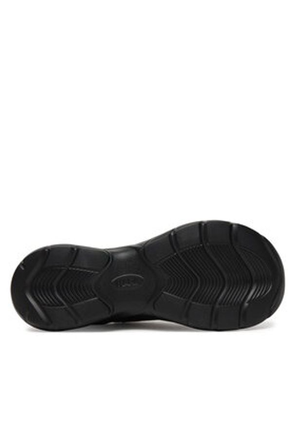 Karl Lagerfeld - KARL LAGERFELD Sneakersy Kontour Wedge KL68016 Czarny. Kolor: czarny. Materiał: skóra