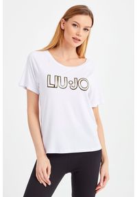 Liu Jo Sport - T-shirt LIU JO SPORT. Okazja: na co dzień. Materiał: materiał, elastan, wiskoza. Wzór: nadruk. Styl: sportowy #2
