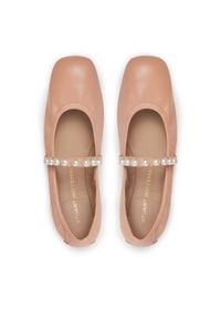Stuart Weitzman Baleriny Goldie Ballet SF896 Beżowy. Kolor: beżowy. Materiał: skóra