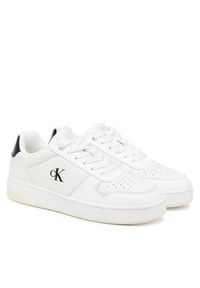 Calvin Klein Jeans Sneakersy Basket Cupsole Low Mg YW0YW01765 Biały. Kolor: biały. Materiał: skóra #6