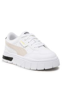 Sneakersy Puma Mayze Stack Ps 390825 01 Puma White/Vapor Gray. Kolor: biały. Materiał: skóra