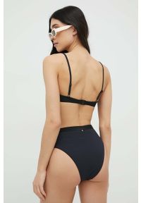 TOMMY HILFIGER - Tommy Hilfiger biustonosz kąpielowy kolor czarny. Kolor: czarny. Materiał: poliester #2