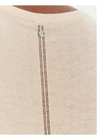 BOSS Sweter C_Fiaffu 50557077 Beżowy Regular Fit. Kolor: beżowy. Materiał: syntetyk #3