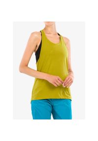 OCUN - Top wspinaczkowy damski Ocun Fionna Top. Kolor: zielony, żółty, wielokolorowy. Sport: wspinaczka #1