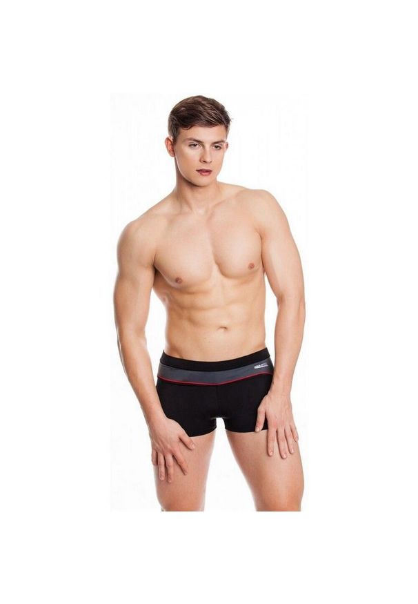 Aqua Speed - Męskie Spodenki Kąpielowe Grant. Kolor: czarny. Styl: sportowy
