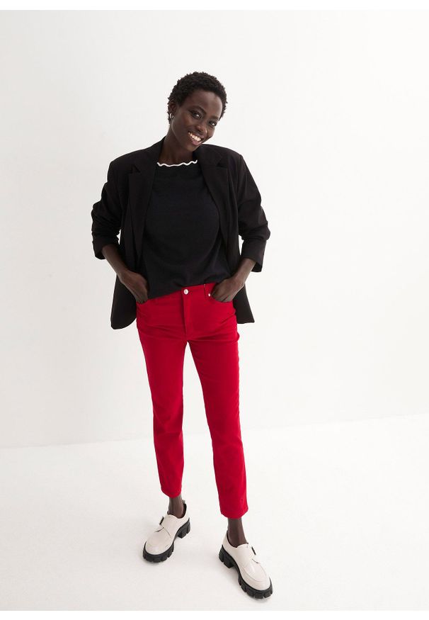 bonprix - Sweter z domieszką jedwabiu. Kolor: czarny. Materiał: jedwab. Styl: elegancki